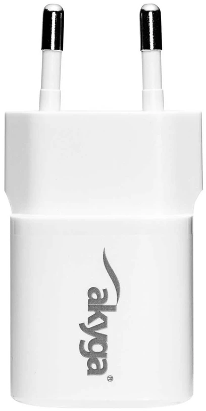 Akyga AK-CH-22 USB-Ladegerät 25 W Ausgangsstrom max. 3 A USB-C Universal, Planšetė, Telephone, Išmanusis laikrodis, Mobile phone Baltas AC Fast charging Auto