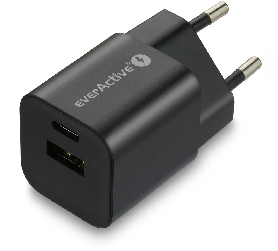 ład siec. everActive 30W 1xUSB 1xUSB-C SC-390QB