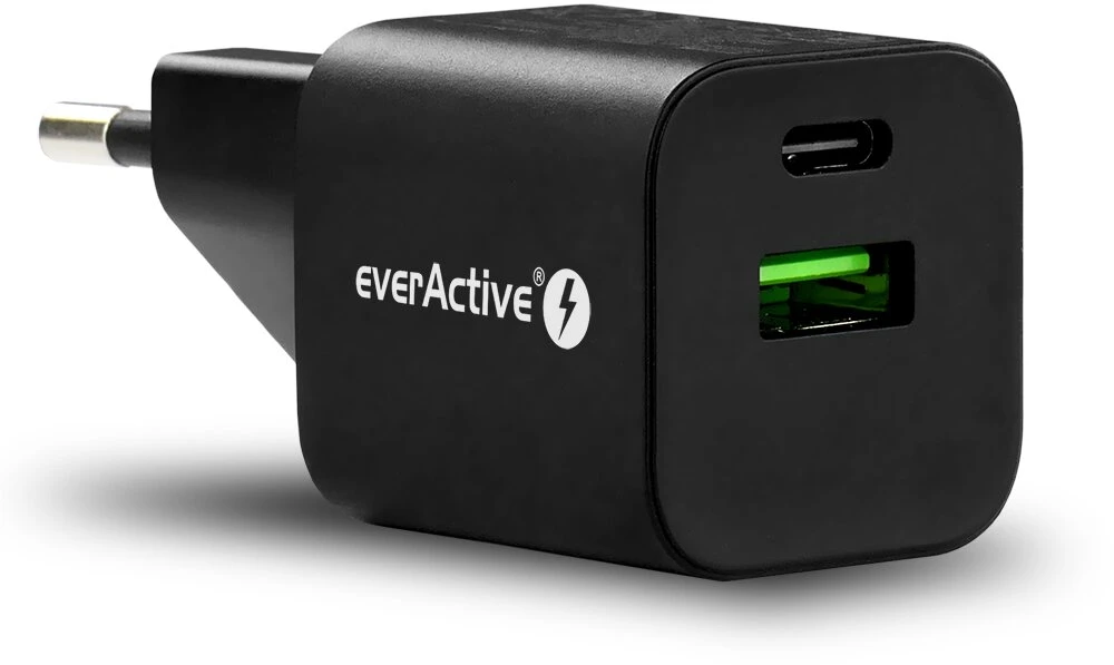 ład siec. everActive 30W 1xUSB 1xUSB-C SC-390QB