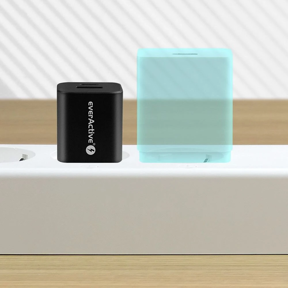 ład siec. everActive 30W 1xUSB 1xUSB-C SC-390QB