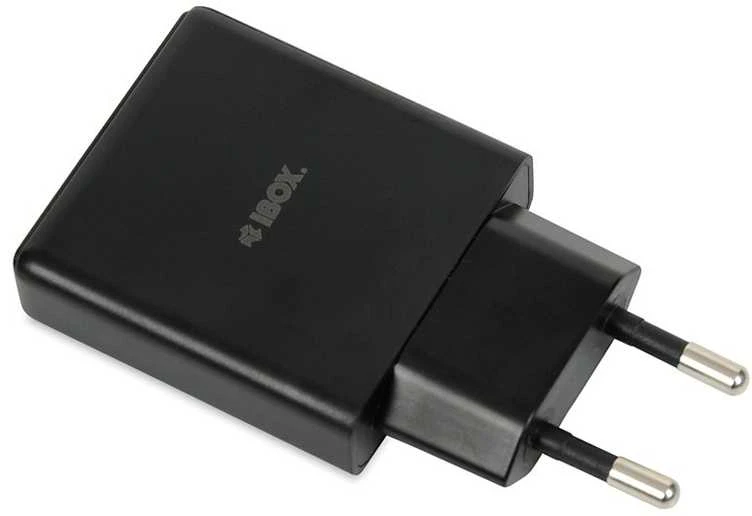 iBOX C-43 Slim GaN PD30W Wall charger, Juodas