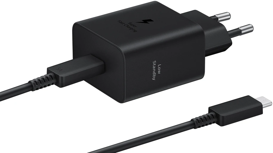 Samsung PD 45W Type-C sieninis pakrovėjas (su laidu) Juodas