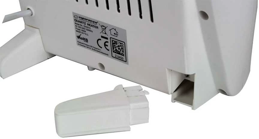 Esperanza EHH010 Electric quartz heater 400W/800W Baltas