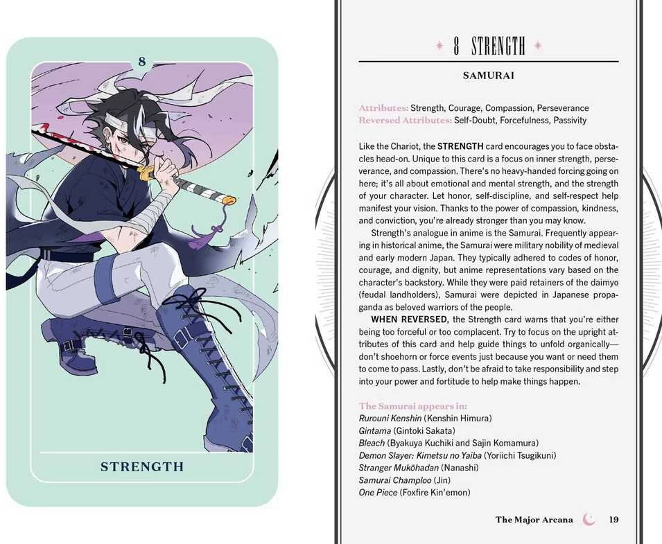 Simon Element Element Anime Tarot Kortos Simon