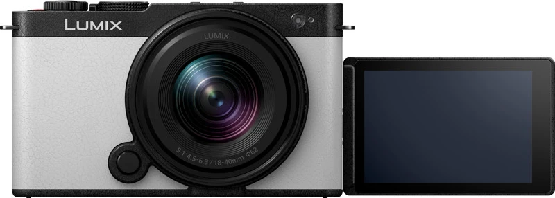 Sisteminis Fotoaparatas - Panasonic Lumix DC-S9 + 18–40 mm, Dūminė Balta