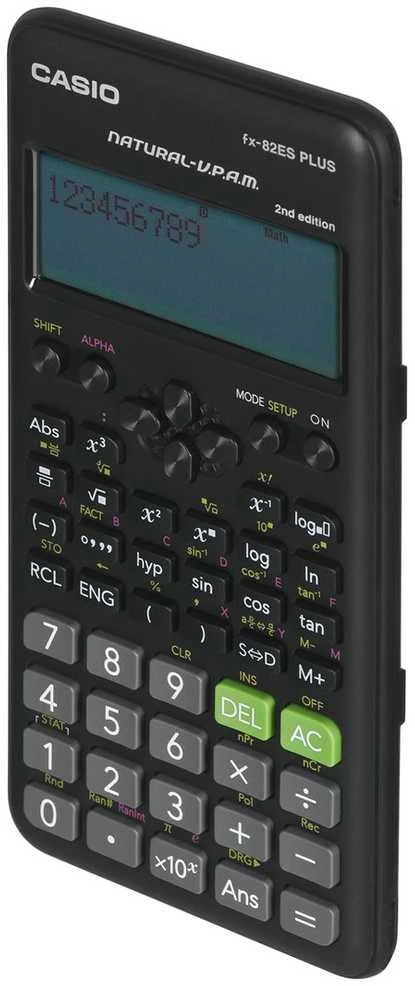 Mokslinis skaičiuotuvas CASIO FX-82ES PLUS II, 80 x 162 x 13.8 mm