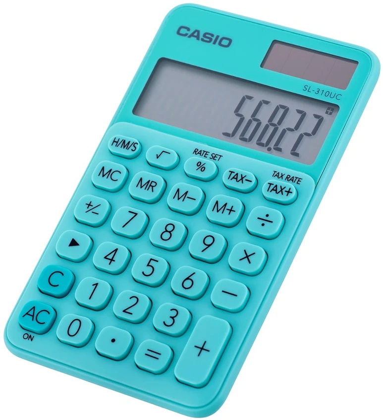 Casio pocket skaičiuotuvas SL-310UC-GN žalias