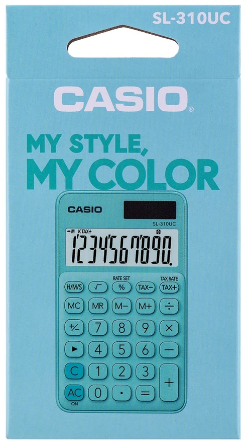 Casio pocket skaičiuotuvas SL-310UC-GN žalias