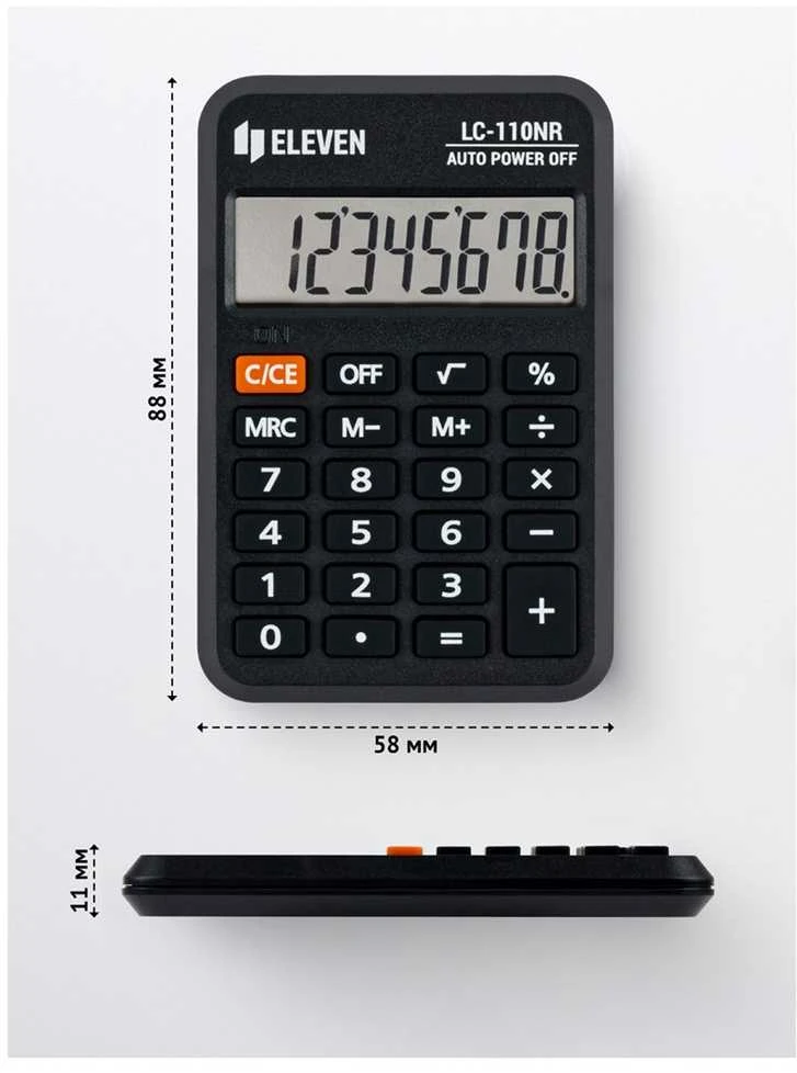 Eleven LC-110NR (EU) pocket skaičiuotuvas