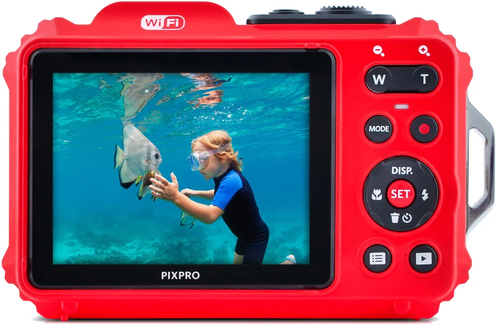 Kodak WPZ2 waterproof raudona