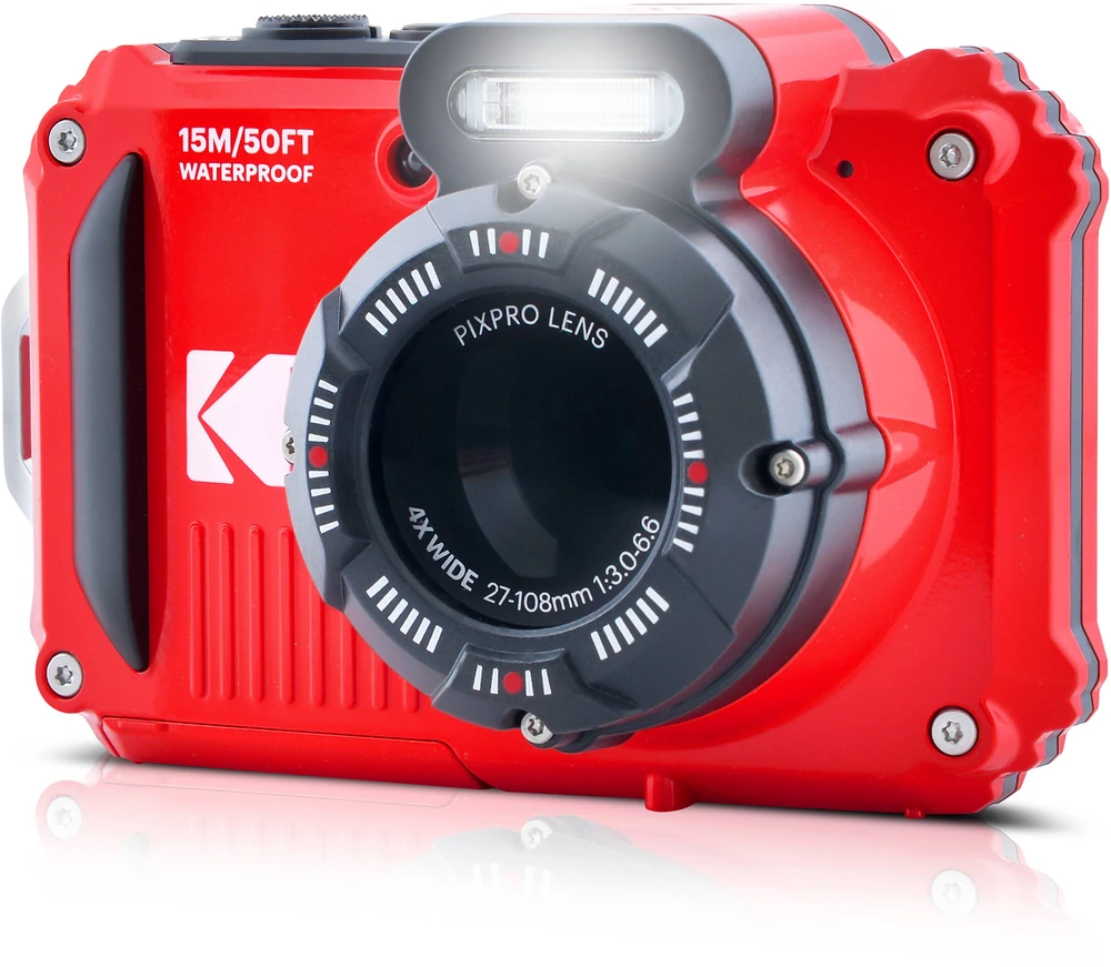 Kodak WPZ2 waterproof raudona