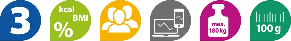 Skaitmeninės Svarstyklės - Medisana BS 440 Connect, Kūno Riebalų, Raumenų Masė, Bluetooth