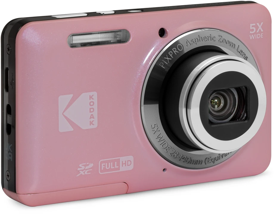 Skaitmeninis Fotoaparatas - Kodak PIXPRO FZ55 16 MP 5× Optinis Priartinimas Full HD Rožinis