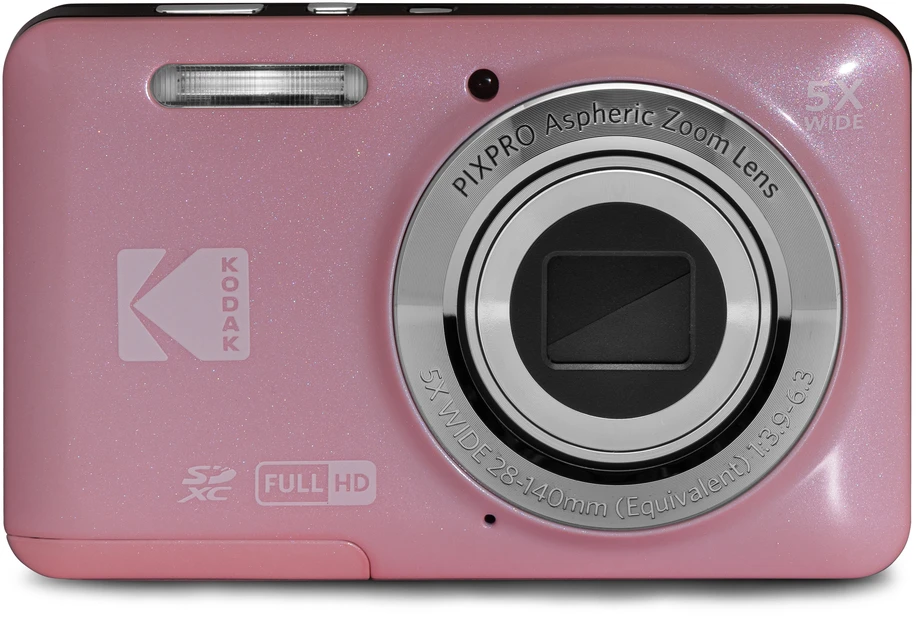 Skaitmeninis Fotoaparatas - Kodak PIXPRO FZ55 16 MP 5× Optinis Priartinimas Full HD Rožinis