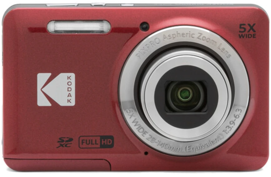 Skaitmeninis fotoaparatas - Kodak PIXPRO FZ55 16 MP 5x optinis priartinimas Full HD Raudonas