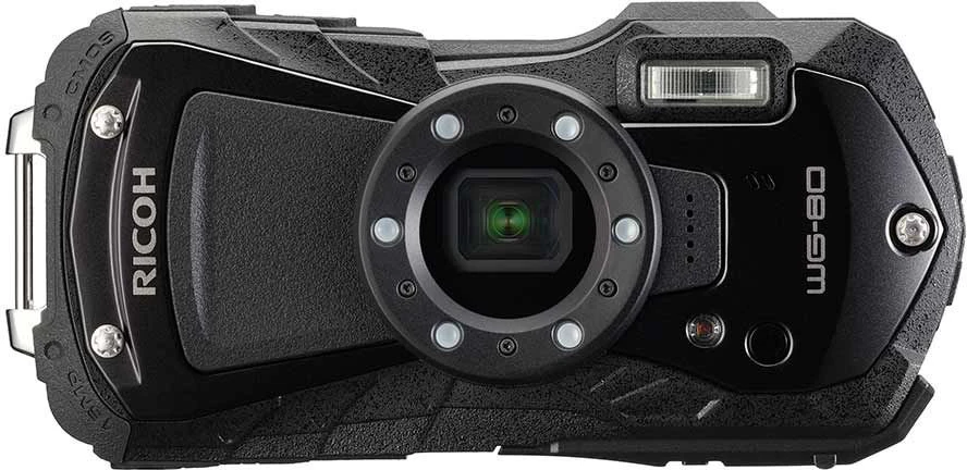 Skaitmeninis Fotoaparatas - Ricoh WG-80 16 MP 5× Optinis Priartinimas Full HD LED Juodas