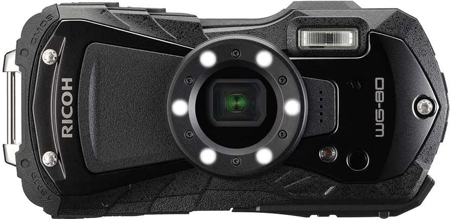 Skaitmeninis Fotoaparatas - Ricoh WG-80 16 MP 5× Optinis Priartinimas Full HD LED Juodas