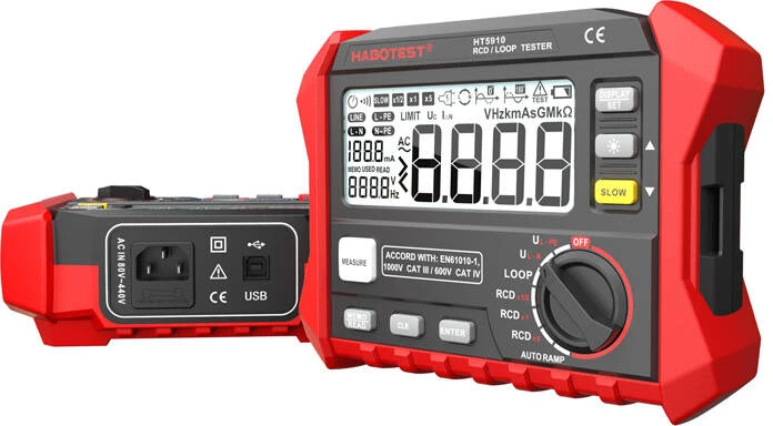Habotest HT5910 skaitmeninis žemės atsparumo testeris