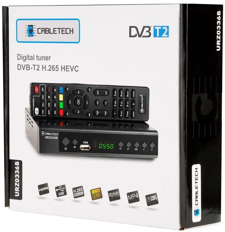 DVB-T/C imtuvas Hevc H.265 10bit Cabletech