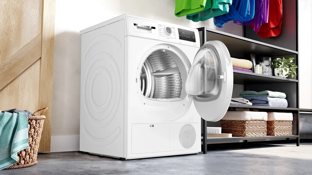 BOSCH WTH86277PL drabužių džiovyklė su šilumos siurbliu, 8kg Balta