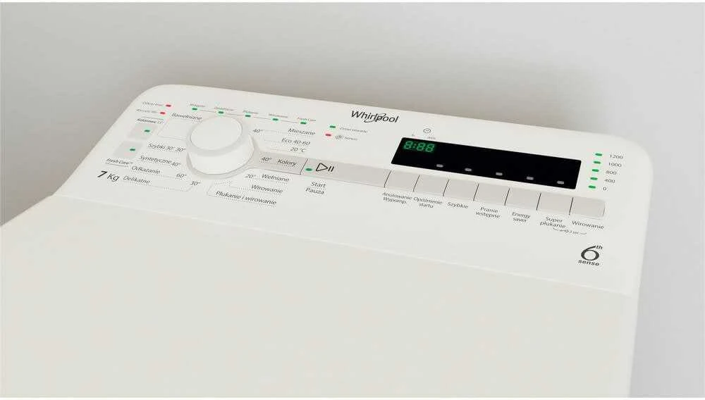 Skalbimo Mašina - Whirlpool 7kg 1200 RPM, Balta