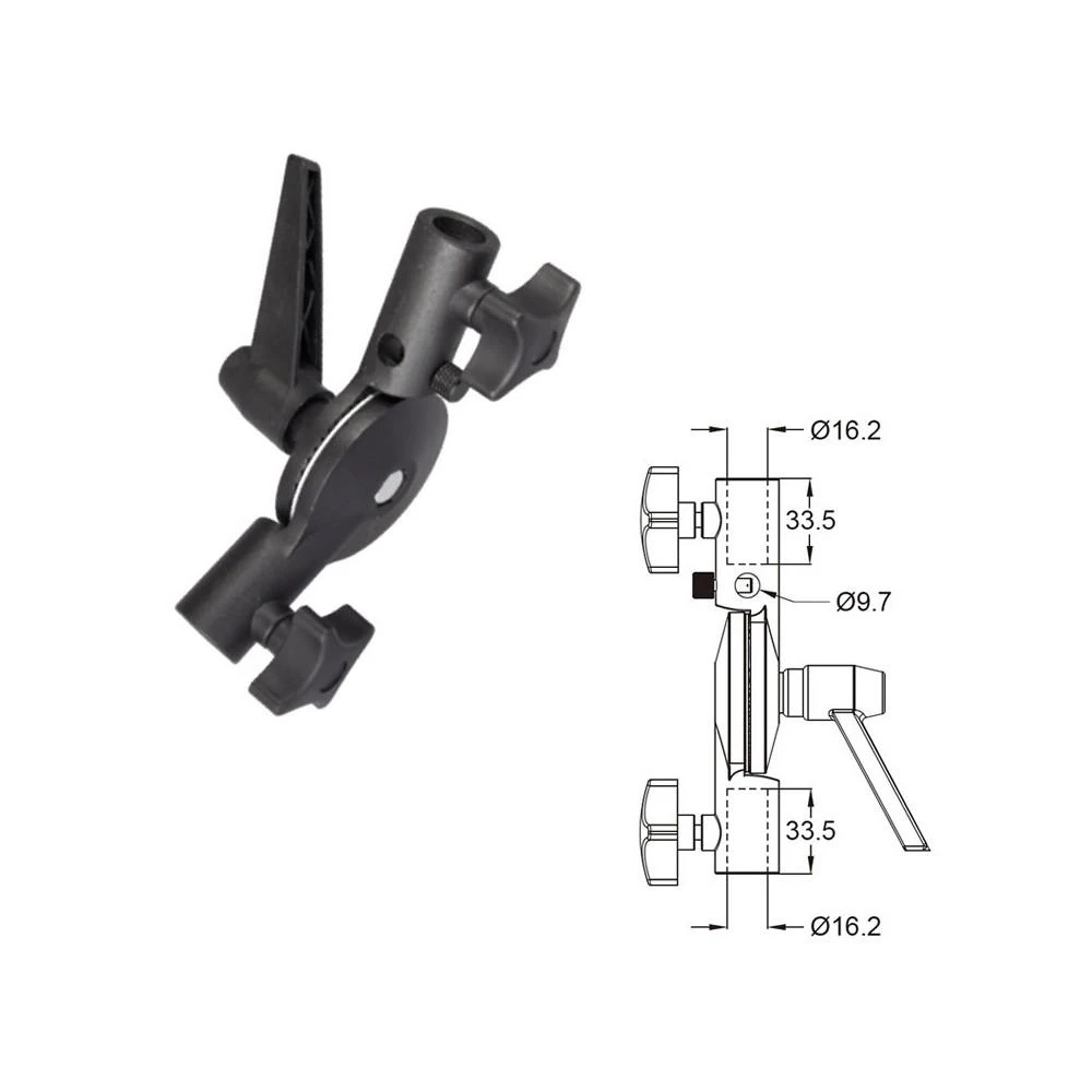 Skėčio laikiklis Kupo KS-101 RP Speedlight Umbrella Swivel Bracket