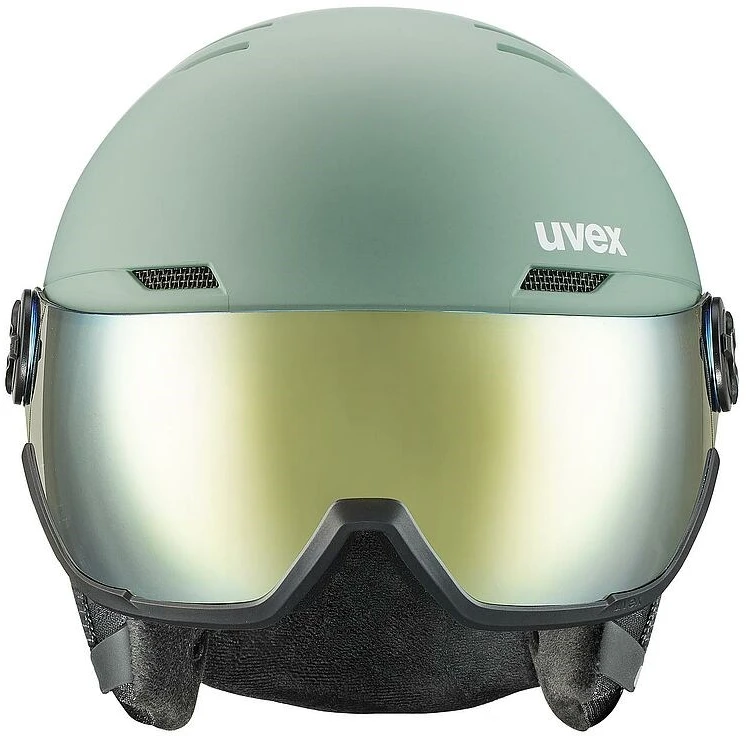 UVEX Wanted Visor Ski Helmet 58–61 cm L Žalias