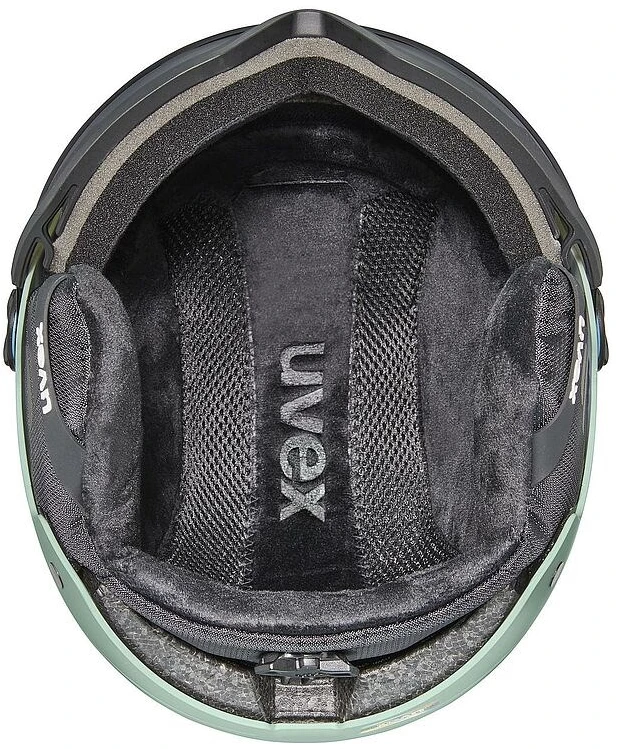 UVEX Wanted Visor Ski Helmet 58–61 cm L Žalias