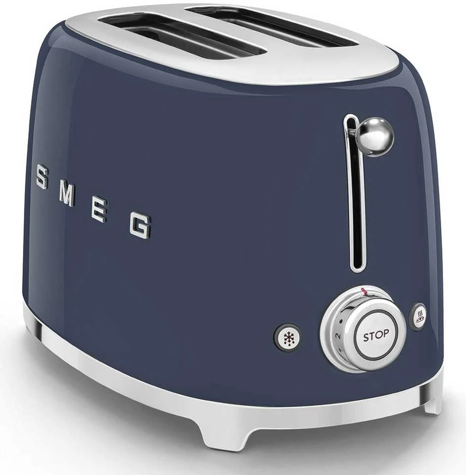 Skrudintuvas Smeg TSF01NBEU toaster 6 2 slice(s) 950 W Mėlyna, Chrome