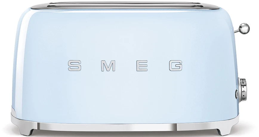 Skrudintuvas - SMEG TSF02PBEU 2x4 Slots, Pastelinė Mėlyna