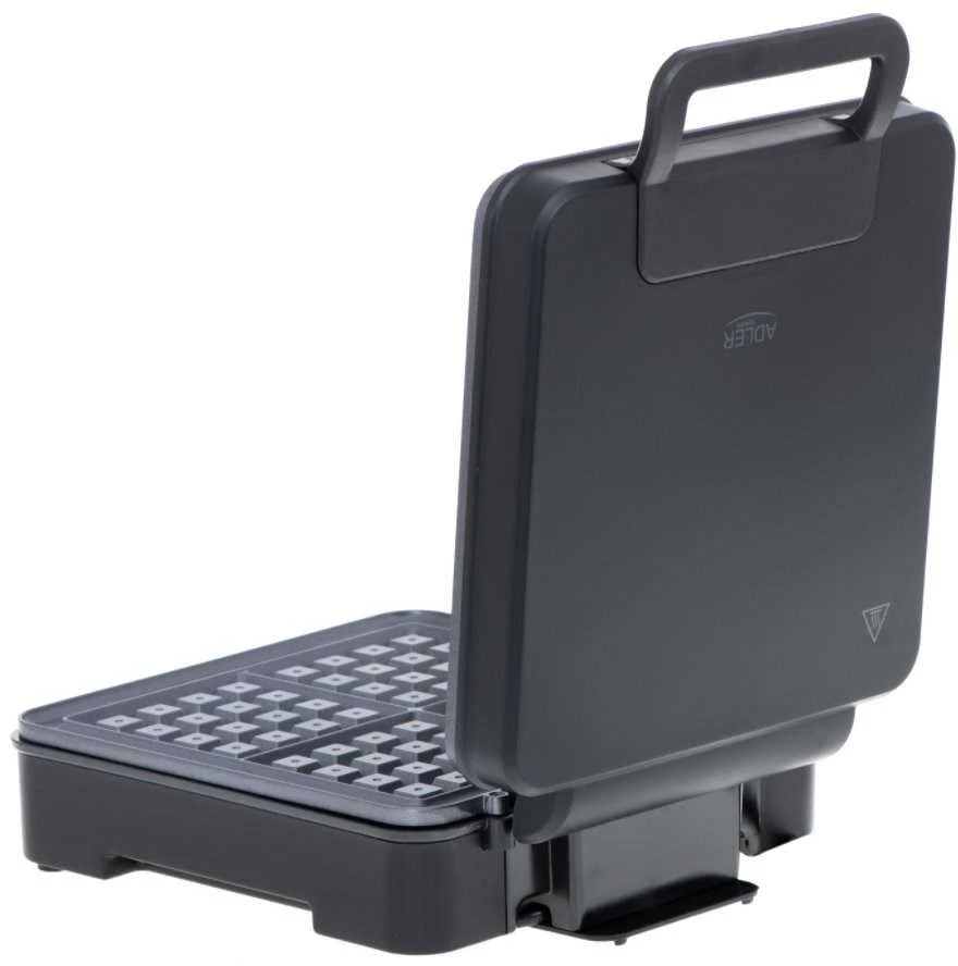 Adler | Vaflinė | AD 3049 | 1200 W | Number of pastry 4 | Belgium | Juodas