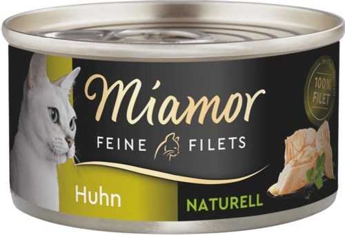 Šlapias kačių maistas MIAMOR Feine Filets Vištiena - 80g