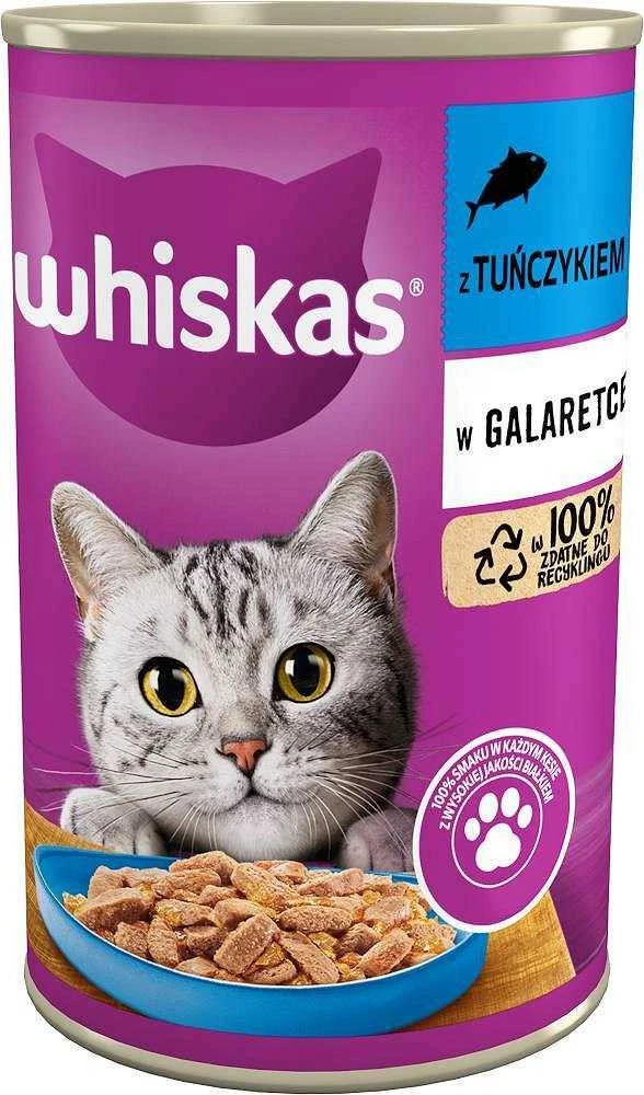 Drėgnas Kačių Maistas - Whiskas 400g, Mėlynas