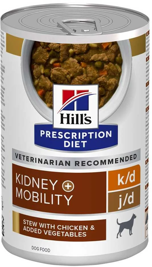 Šunų Maistas - HILL'S Prescription Diet Inkstų Priežiūros k/d Vištienos Troškinys 400g