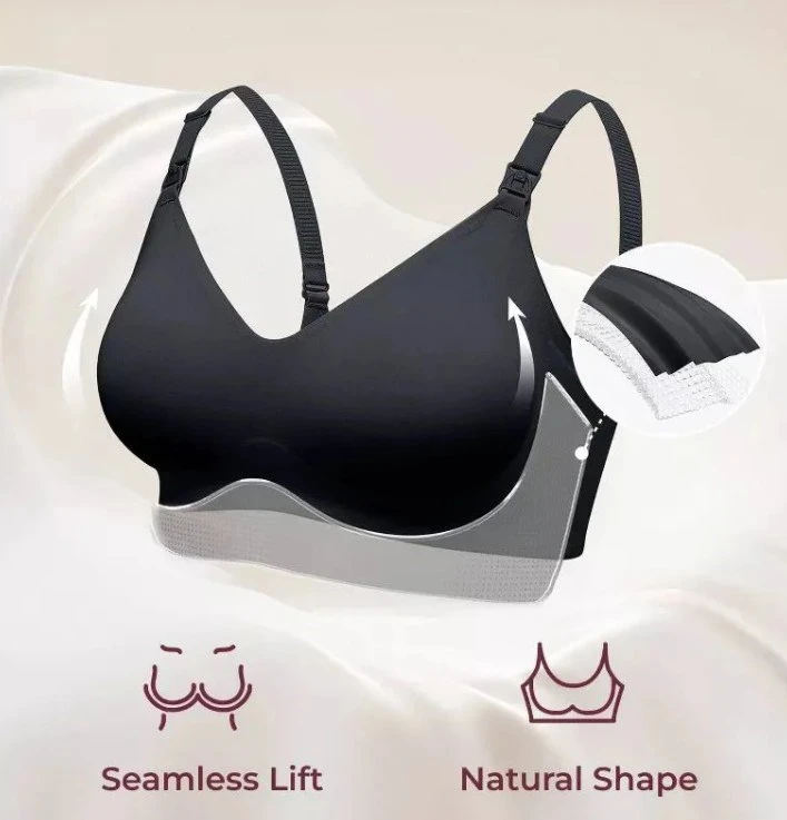 Momcozy YN21 Nursing bra, dydis S Juodas