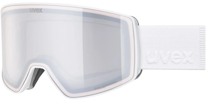 Ski goggles UVEX Scenic P baltas/silve