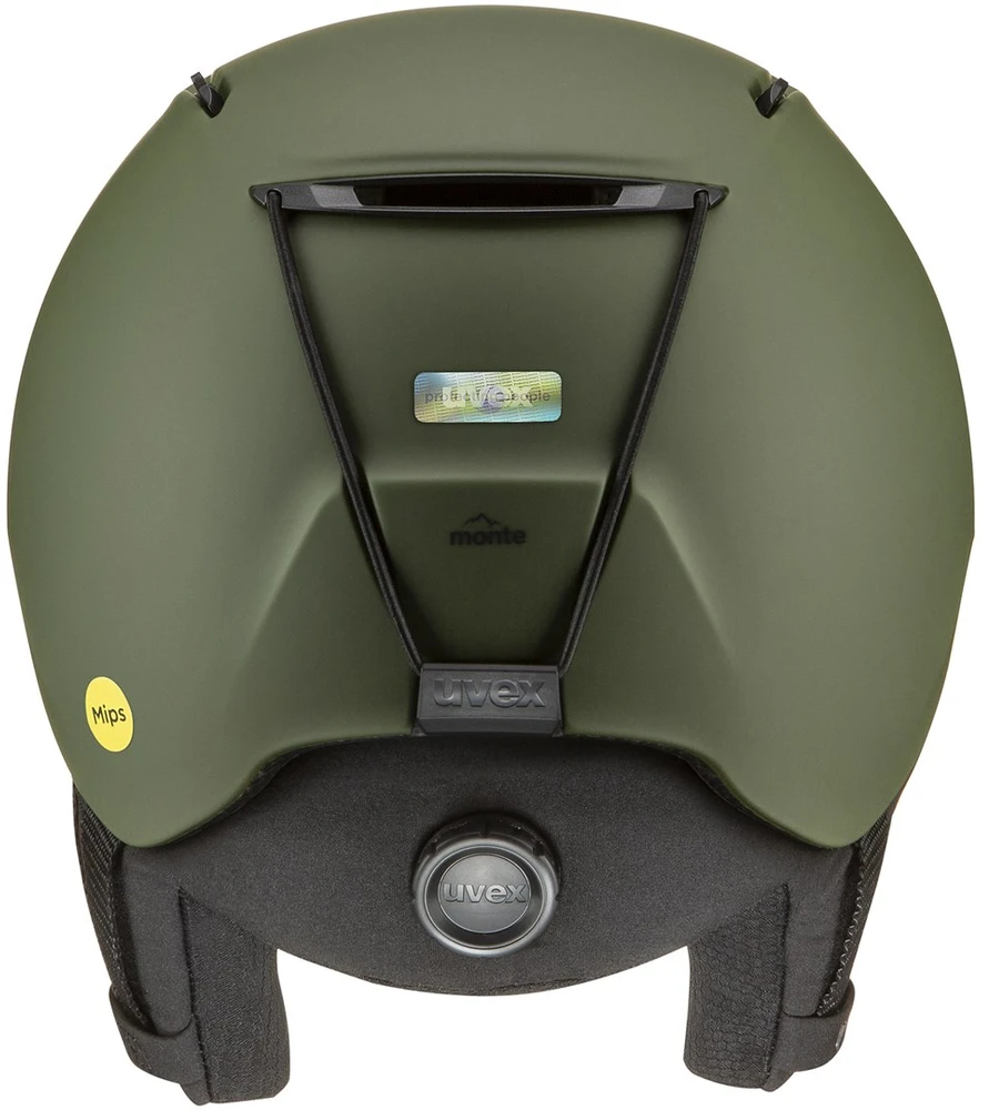 UVEX Monte LT Ski Helmet Žalias