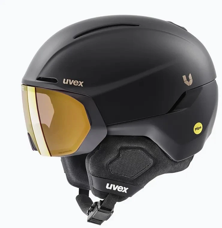 Kask narciarski UVEX Ultimate horizon MIPS juodas matt