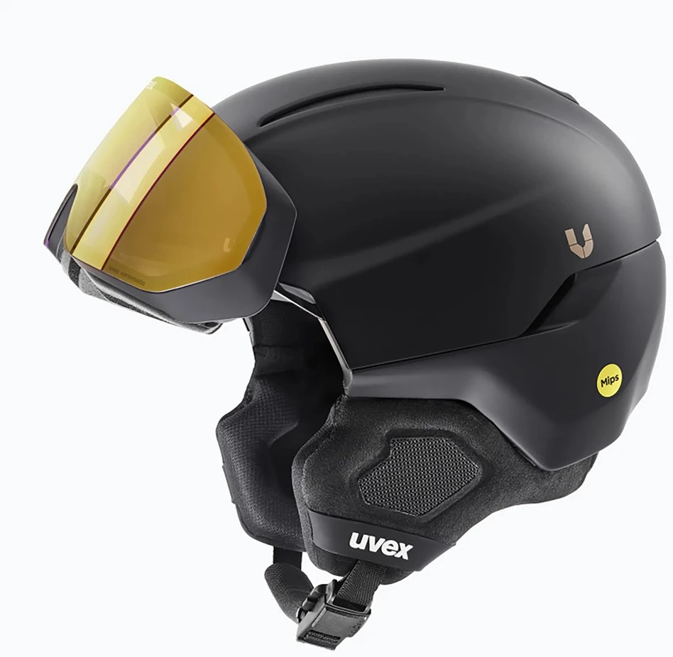 Kask narciarski UVEX Ultimate horizon MIPS juodas matt