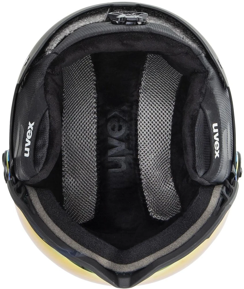 Kask narciarski UVEX Wanted Visor 58-61cm L juoda