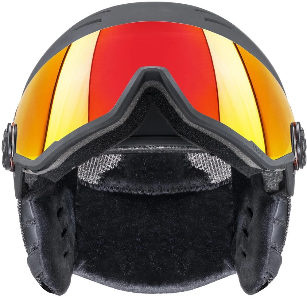 Kask narciarski UVEX Wanted Visor 58-61cm L juoda