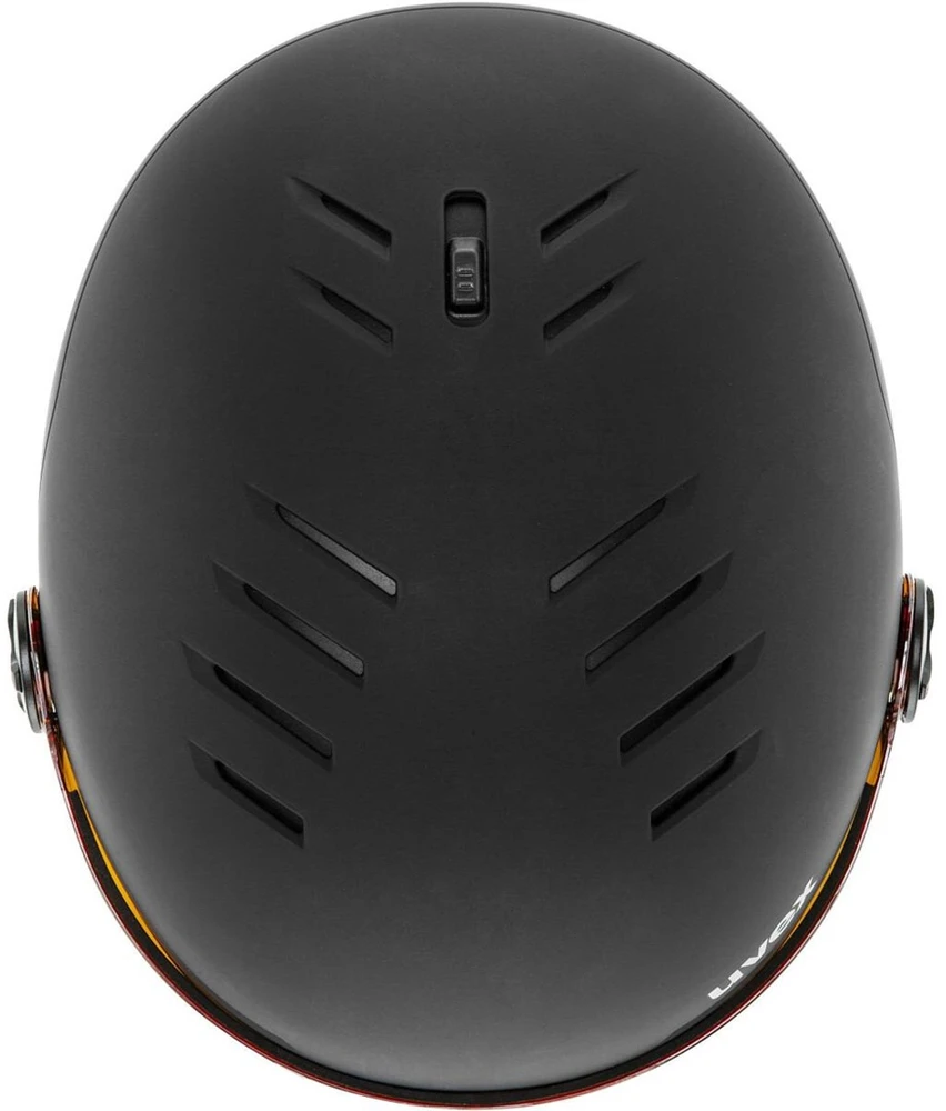 Kask narciarski UVEX Wanted Visor 58-61cm L juoda