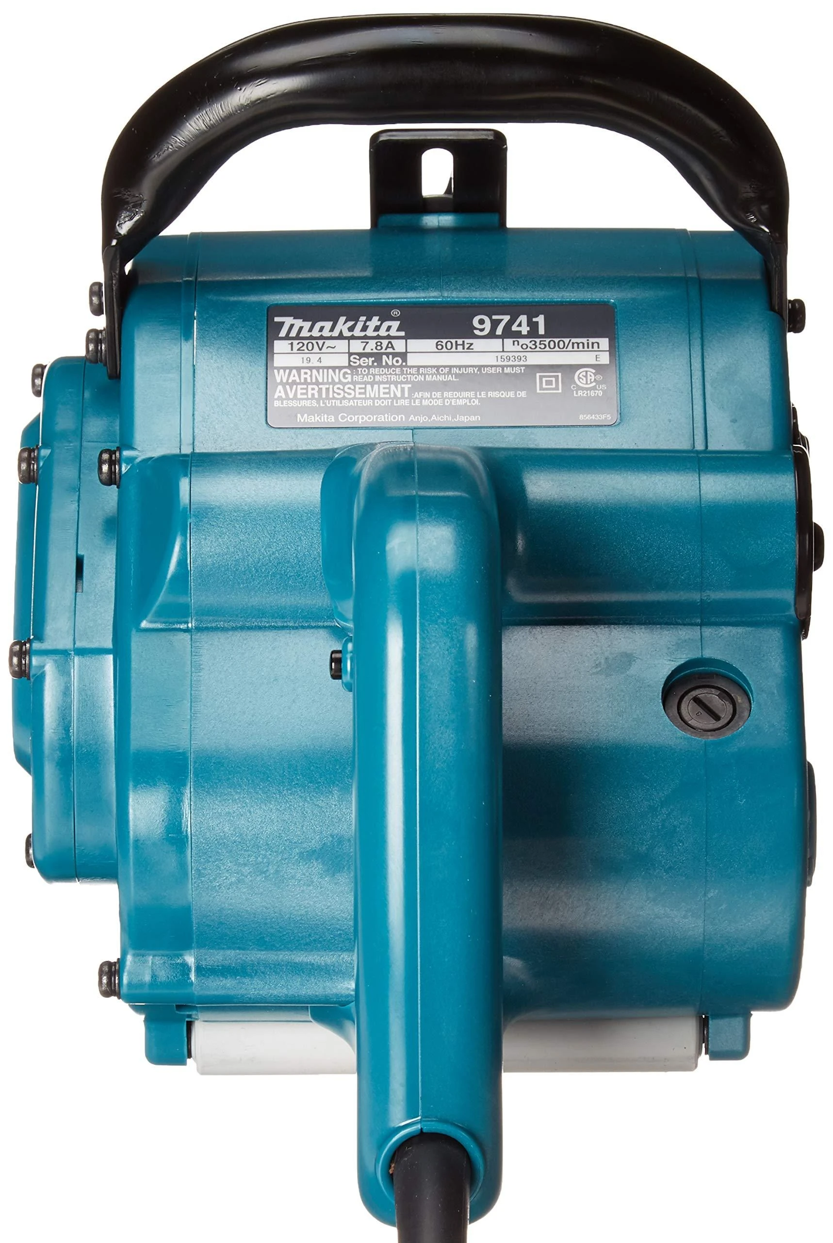 Makita 9741 satinavimo šlifavimo mašinėlė 860 W, 100 x 120 mm, 3500 min-1, 4,2 kg