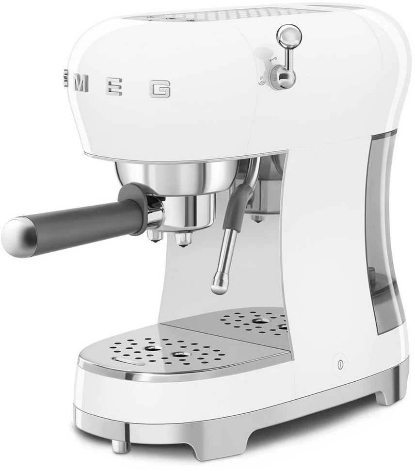Smeg Espresso rankinis kavos aparatas ECF02WHEU, Baltos spalvos