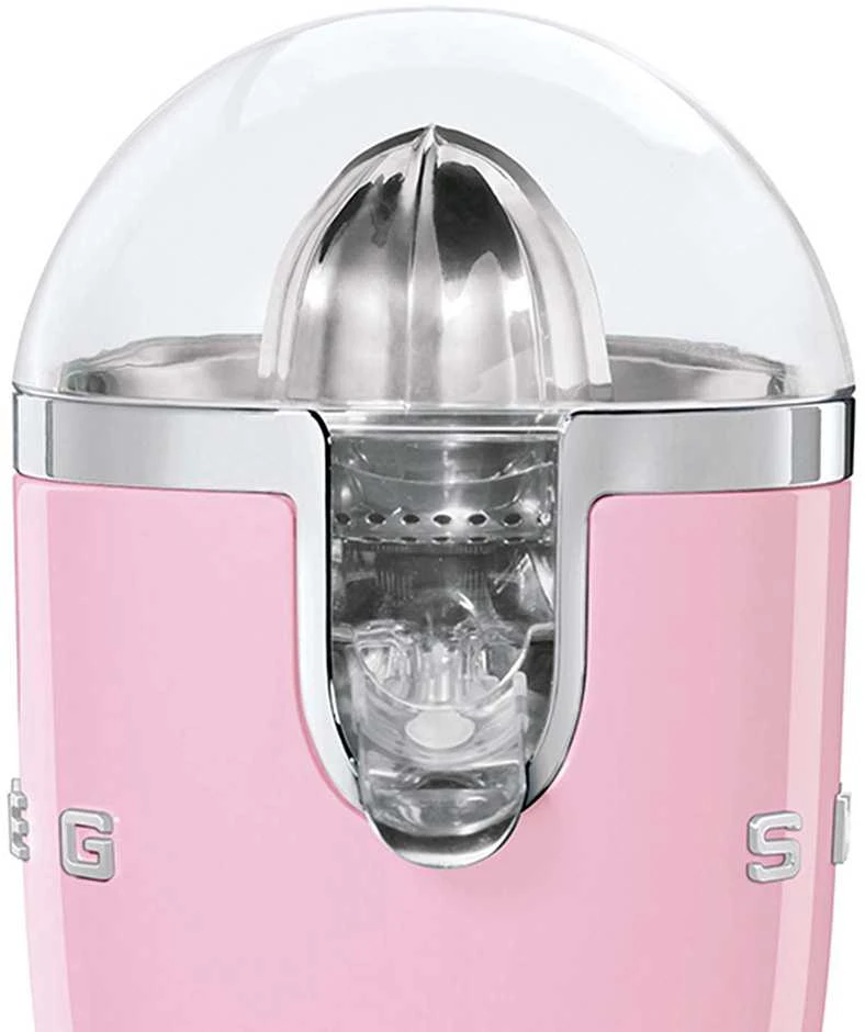 Smeg Citrusinių vaisių sulčiaspaudė CJF11PKEU, blizgi rožinė spalva
