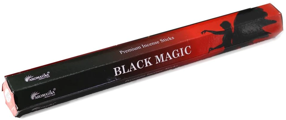 Aromatika Juodas Magic natūralios smilkalų lazdelės be anglies, rankų darbo