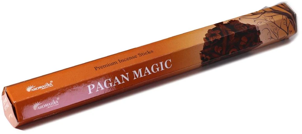 Aromatika Pagan Magic natūralūs smilkalai lazdelės be anglies su eteriniais aliejais 20 g