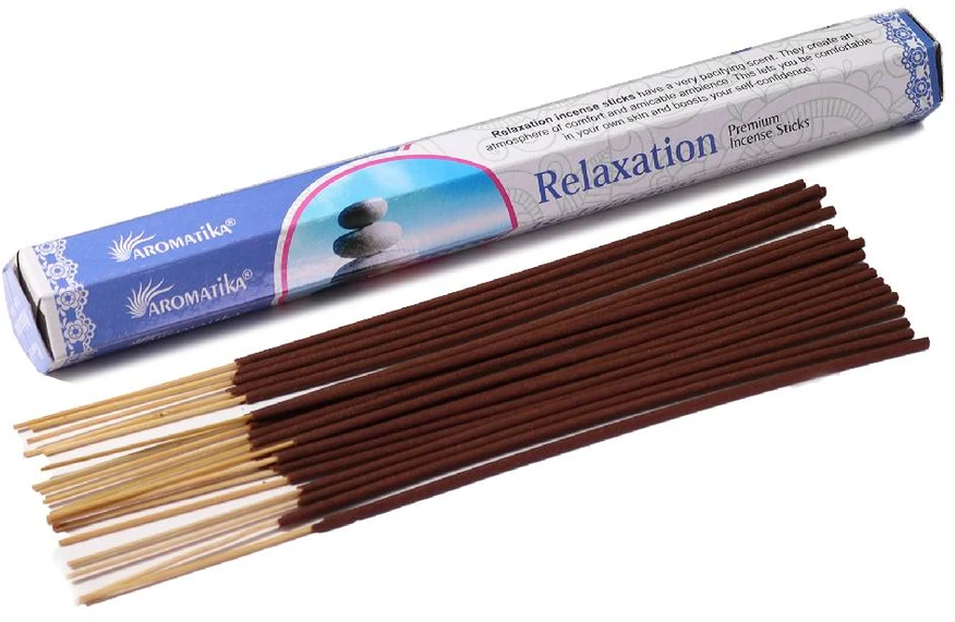 Aromatika Natūralūs smilkalai „Relaxation“ – rankų darbo aromatinės lazdelės 20 g