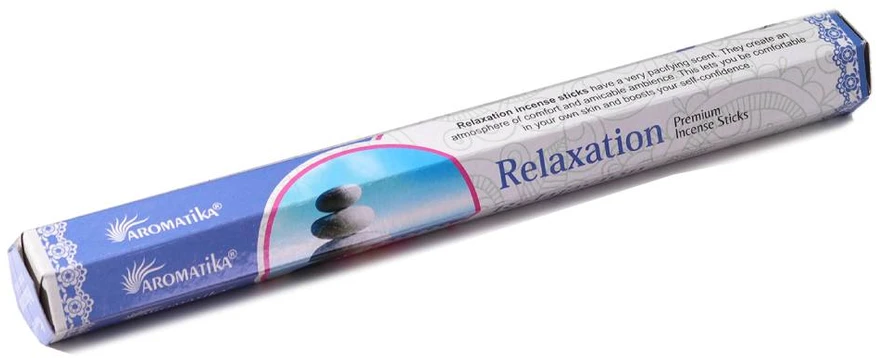 Aromatika Natūralūs smilkalai „Relaxation“ – rankų darbo aromatinės lazdelės 20 g