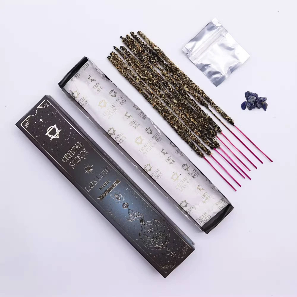 Smilkalai - Crystal Scents Muskuso Kvapo Smilkalai Lazurito Kristalais